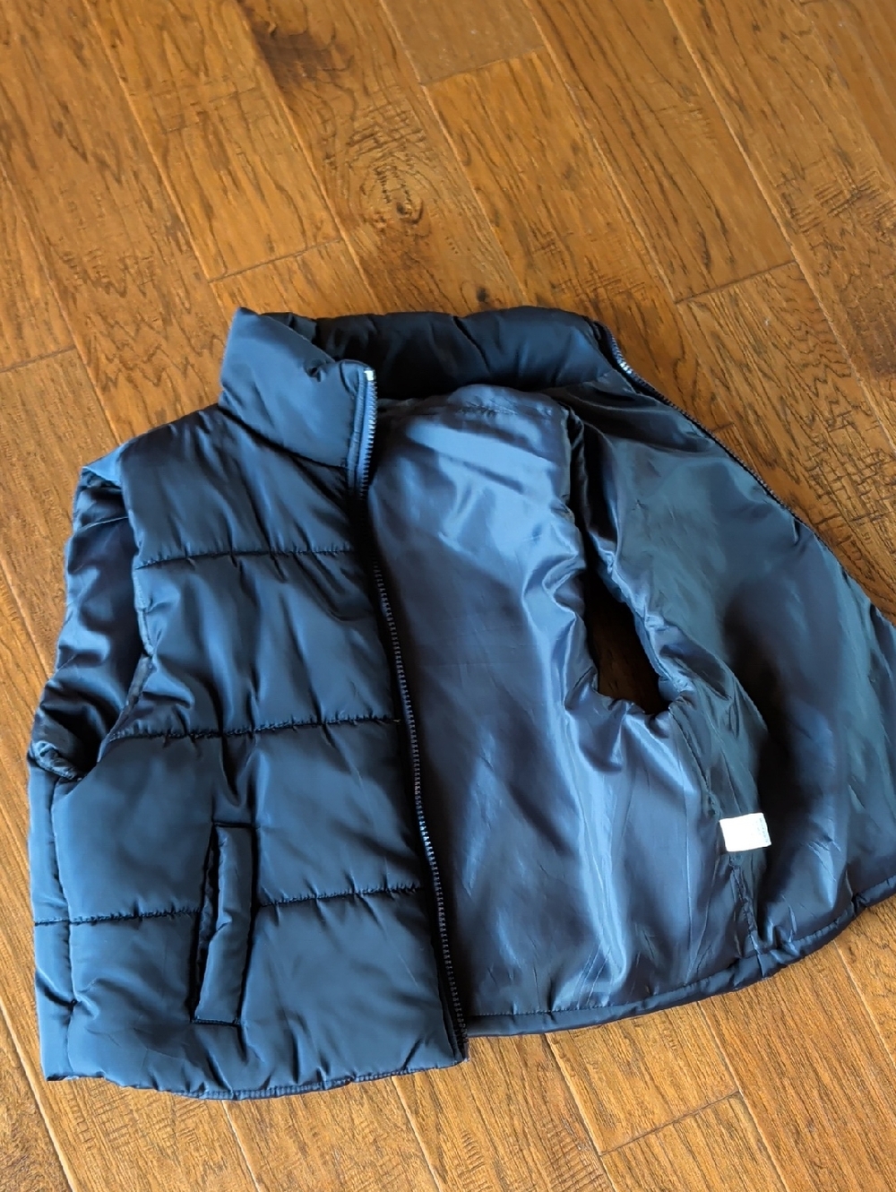 Women's Better Be Dark Navy Puffer Vest - From Lauriebelles